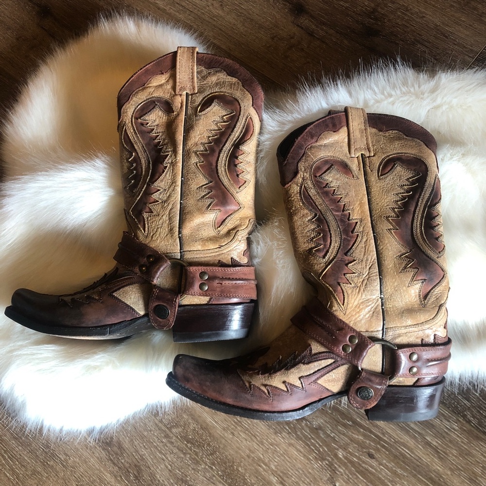 Men’s Stetson Outlaw Brown Boots in EUC